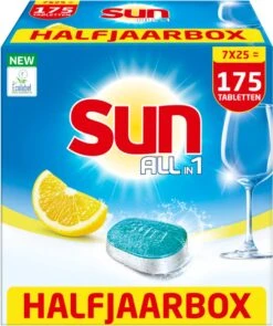 SUN® Sun All-In-1 Citroen Vaatwastabletten - 7 X 24 Tabletten - Voordeelverpakking 21 SUN® Sun All-In-1 Citroen Vaatwastabletten - 7 X 24 Tabletten - Voordeelverpakking -Huishoudelijke Artikelen Winkel 1006x1200 2