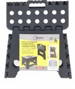 Opvouwbare Kruk - Keukentrap - Zwart -Huishoudelijke Artikelen Winkel 1010x1200