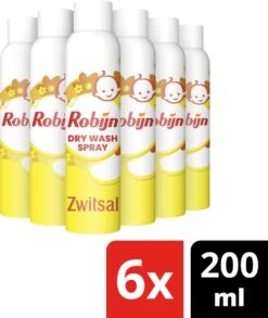 Robijn Zwitsal Dry Wash Spray - 6 X 200 Ml - Voordeelverpakking -Huishoudelijke Artikelen Winkel 1013x1200 2