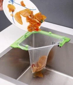 Merkloos Gootsteen Organizer - Gootsteen Afval Netje - Gootsteenontstopper - Spoelbak - Incl. 50 Netjes -Huishoudelijke Artikelen Winkel 1032x1200