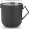 Brabantia Make & Take Soepbeker - 0,6 L - Kunststof - Dark Grey -Huishoudelijke Artikelen Winkel 1035x1200 1