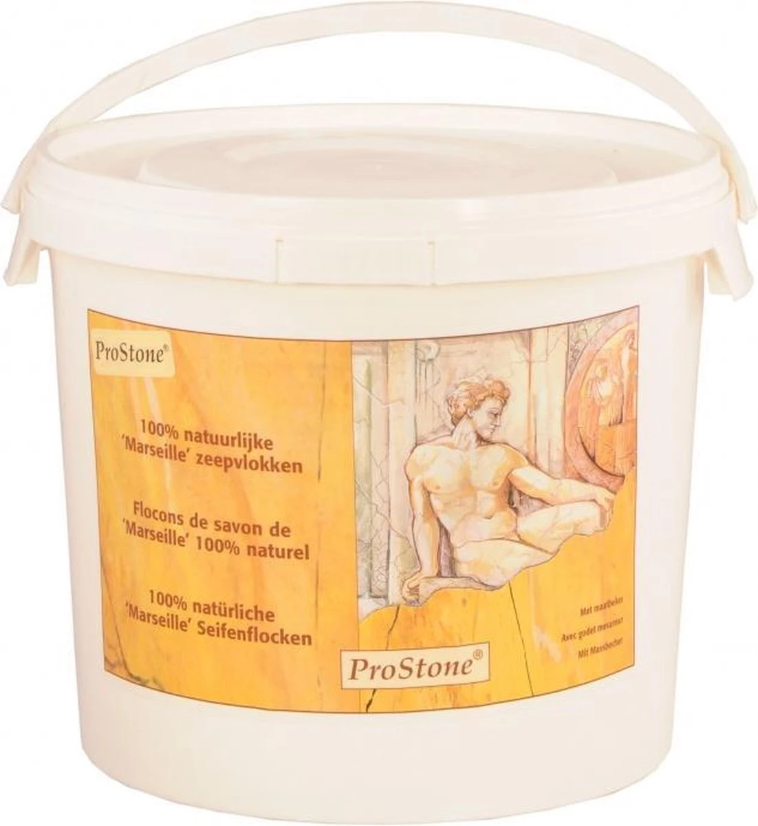 ProStone Marseille Zeepvlokken - Hardsteen & Marmer Zeep - 2 KG 3 ProStone Marseille Zeepvlokken - Hardsteen & Marmer Zeep - 2 KG