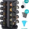 TidyHome Kruidenrek Draaibaar - Kruidenpotjes - Kruiden Carrousel - 20 Kruidenpotjes - Zwart - RVS - Draaibaar - Aanrecht Organizer - Inclusief Labels, Pen En Trechter - Keuken Organizer 2 TidyHome Kruidenrek Draaibaar - Kruidenpotjes - Kruiden Carrousel - 20 Kruidenpotjes - Zwart - RVS - Draaibaar - Aanrecht Organizer - Inclusief Labels, Pen En Trechter - Keuken Organizer -Huishoudelijke Artikelen Winkel 1102x1200 3