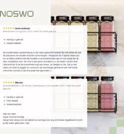 Noswo Kruidenrek Ophangbaar - Voor 24 Kruidenpotjes - 4 Stuks - Keukenrek Hangend - RVS - Zwart -Huishoudelijke Artikelen Winkel 1113x1200 5