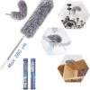 Fain® Plumeau Met Telescoopsteel – Grijs – 80 Tot 280 Cm - Uitschuifbaar – Wasbaar - Flexibel 360° Draaibaar – Duster - Microvezel Ragebol -Huishoudelijke Artikelen Winkel 1138x1200