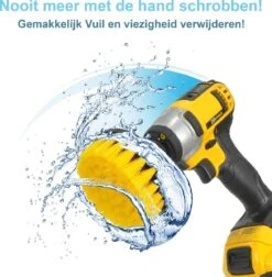 Kibani 9 Delige Borstelset Voor Boormachine - Wit, Rood, Geel - Voor Wielen, Tapijt, Bekleding, Beton En Steen | Schrobborstel – Boorborstel – Schuurborstel - Borstel Boormachine – Schoonmaakborstel – Reinigingsborstel – Tapijtreiniger - Borstelset -Huishoudelijke Artikelen Winkel 1178x1200 1