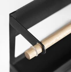 QUVIO Keukenrekje Van Metaal Magnetisch - Kruidenrek - Keuken Opbergrek Voor Kruiden, Handdoeken En Opscheplepels - Zwart -Huishoudelijke Artikelen Winkel 1186x1200 6