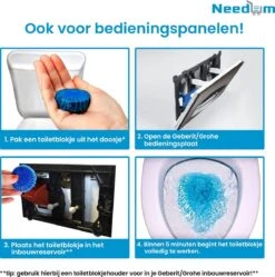Needum ® Toiletblokjes Voor Inbouwreservoirs – WC-blokjes – Toiletblokken In Een Voordeelverpakking – 30 Stuks -Huishoudelijke Artikelen Winkel 1190x1200 4