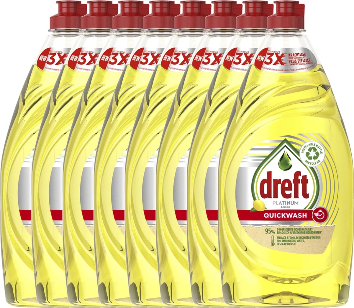 Dreft Platinum - Quickwash - Citroen - Vloeibaar Afwasmiddel - Voordeelverpakking 8 X 780 Ml 3 Dreft Platinum - Quickwash - Citroen - Vloeibaar Afwasmiddel - Voordeelverpakking 8 X 780 Ml
