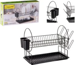 Maestro - Afdruiprek 2 Bestekrekken Wateropvangbak - 50cm -Huishoudelijke Artikelen Winkel 1200x1051 2