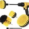 Merkloos 4-delige Borstelset Voor Boormachine - Inclusief Verlengstuk - Opzetborstels - Schrobborstel - Schuurborstel - Schoonmaakborstel - Tapijtreiniger - Brush - Geel - Gratis Verzending -Huishoudelijke Artikelen Winkel 1200x1098 1