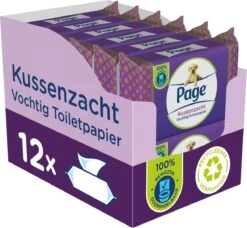 Page Vochtig Toiletpapier - 12 X 38 Stuks - Kussenzacht Vochtig Wc Papier - Voordeelverpakking -Huishoudelijke Artikelen Winkel 1200x1106 1
