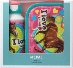 Mepal – Lunchset Campus (pu + Lb) – Pop-up Drinkfles En Broodtrommel Voor Kinderen – My Horse – Bento Box – Lekvrij -Huishoudelijke Artikelen Winkel 1200x1115 1