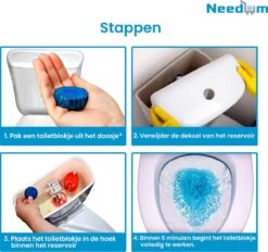Needum ® Toiletblokjes Voor Inbouwreservoirs – WC-blokjes – Toiletblokken In Een Voordeelverpakking – 30 Stuks -Huishoudelijke Artikelen Winkel 1200x1129 3