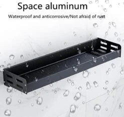 Merkloos TDR - Kruidenrek - Ophangbaar - Inclusief 6 Verplaatsbare Haken Voor Keukengereedschap - 50 Cm - Zwart -Huishoudelijke Artikelen Winkel 1200x1137 6