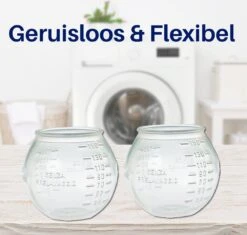 Waspakket - 6 Drogerballen - 2 Wasbollen - Maatschepje - Wasdoekje - Doseerbol - Wasbol - Doseerbollen -Huishoudelijke Artikelen Winkel 1200x1143 1