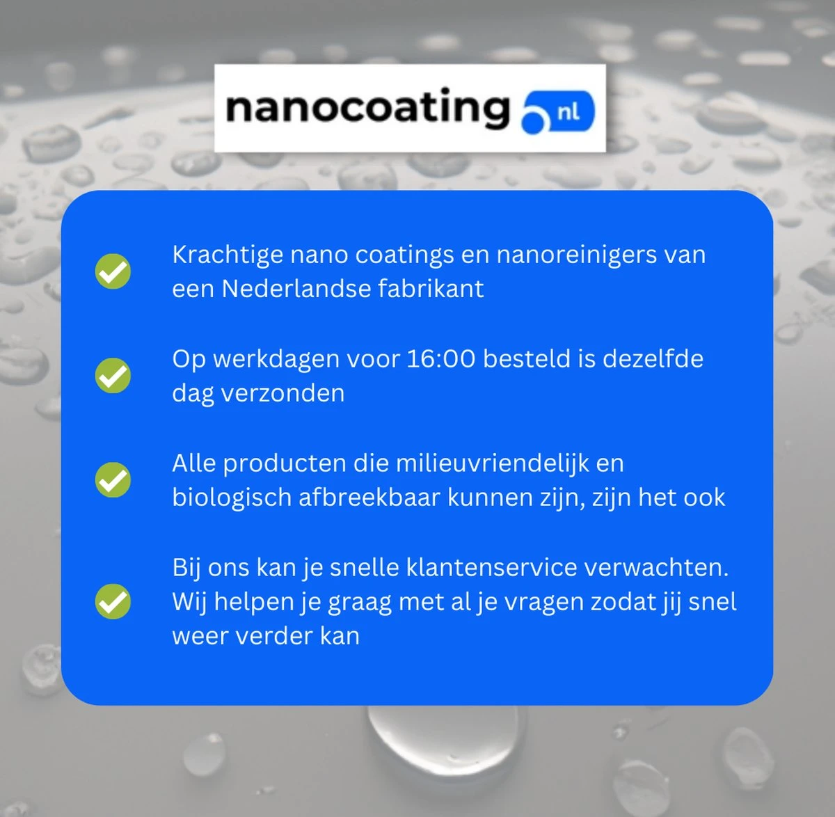 NC Nano Coating Voor Glas - Nano Coating Glas - Glascoating - Anti Condens - Water- & Vuilafstotend - Tot 5m2 6 NC Nano Coating Voor Glas - Nano Coating Glas - Glascoating - Anti Condens - Water- & Vuilafstotend - Tot 5m2 - Afbeelding 4