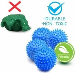 Merkloos Droger Ballen PVC – Herbruikbare Wasdroger Bollen – Snellere Droogtijd – - Wasbollen - 6 Stuks -Huishoudelijke Artikelen Winkel 1200x1176 10