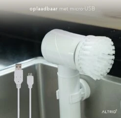 Altrid Elektrische Schoonmaakborstel - Oplaadbaar - Verbeterde Versie - 3 Opzetstukken - Poetsmachine - Handborstel - Schrobborstel - Schrobber - Reinigingsborstel - Schoonmaakmiddelen 11 Altrid Elektrische Schoonmaakborstel - Oplaadbaar - Verbeterde Versie - 3 Opzetstukken - Poetsmachine - Handborstel - Schrobborstel - Schrobber - Reinigingsborstel - Schoonmaakmiddelen -Huishoudelijke Artikelen Winkel 1200x1176 4