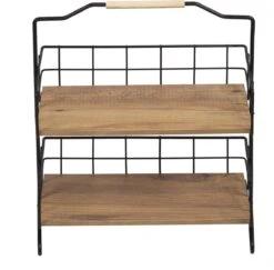 Metalen Keuken Etagere 2 Laags Van Naturn Living | Keuken Opbergrek | Kruidenpotjes Rek | Kruiden Organizer | Keuken Rek Specerijen | Mat Zwart -Huishoudelijke Artikelen Winkel 1200x1179 4