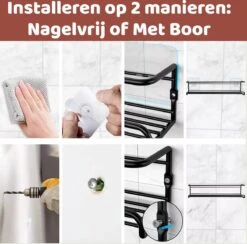 Mmoods Kruidenrek Ophangbaar Zonder Boren - 4 Laags Voor 24 Kruidenpotjes - Speciaal Voor Muur, Wandkast, Kastdeur - Hangende Kruidenorganizer Keuken - Keukenaccessoires -Huishoudelijke Artikelen Winkel 1200x1184 17