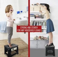 Buxibo - Kruk - Krukje - Keukentrap - Keukentrapje - Opvouwbaar Trapje - Keuken/Badkamer/Schuur Trapje - 29 X 24 X 40cm -Huishoudelijke Artikelen Winkel 1200x1193 3