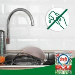 Dreft Platinum Plus All In One Lemon - 95 Stuks - Vaatwastabletten -Huishoudelijke Artikelen Winkel 1200x1197 14