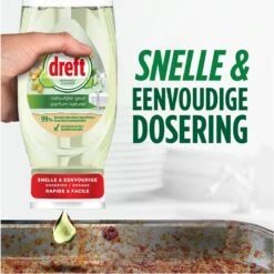 Dreft Natuurlijke Geur - Afwasmiddel - Bergamot & Gember - Ondersteboven Fles - Voordeelverpakking 8 X 370 Ml -Huishoudelijke Artikelen Winkel 1200x1198 40