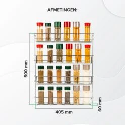 Merkloos Coninx Kruidenrek KR3000 - Ophangbaar - 32 Kruidenpotjes - 4 Laags -Huishoudelijke Artikelen Winkel 1200x1200 1012