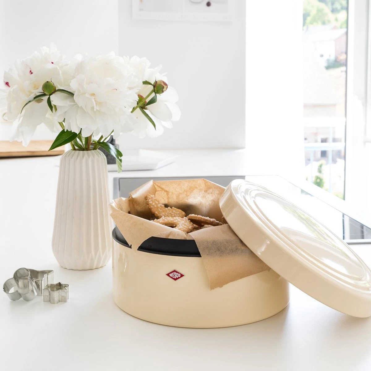 Wesco Koektrommel 4l Zwart 4 Wesco Koektrommel 4l Zwart - Afbeelding 2