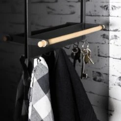 QUVIO Keukenrekje Van Metaal Magnetisch - Kruidenrek - Keuken Opbergrek Voor Kruiden, Handdoeken En Opscheplepels - Zwart -Huishoudelijke Artikelen Winkel 1200x1200 1084