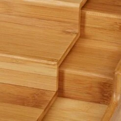 Merkloos Decopatent® Kruidenrekje Uitschuifbaar - Staand 3 Laags Kruidenrek Voor 36 Kruidenpotjes - Specerijen Rek - Bamboe Hout -Huishoudelijke Artikelen Winkel 1200x1200 1104