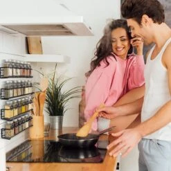 Kruidenrek Ophangbaar Kruidenpotjes Wandrek Organizer Keuken Accessoires - Zwart - Geschikt Voor Bijna Alle Kruidenpotjes -Huishoudelijke Artikelen Winkel 1200x1200 1155