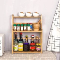 Cellavi Duurzaam Kruidenrek Staand Van Bamboe - Keukenrek Verstelbaar - Keuken Accessoires - Stevige Constructie - Multifunctioneel En Waterafstotend -Huishoudelijke Artikelen Winkel 1200x1200 1158