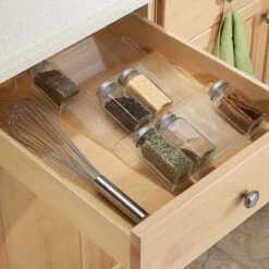 Merkloos Kruidenrek Voor Lade - Kruidenorganizer - Keukenlade Organiser - Kruidenrek Lade - Kruidenhouder - Lade Voor Kruiden - Spice Rack - Uitschuifbaar Van 20cm Tot 40cm - Kruidenrek Liggend - Spice Organizer -Huishoudelijke Artikelen Winkel 1200x1200 1167