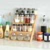 Merkloos Decopatent® Kruidenrekje Staand - Kruidenrek Voor 16 Tot 20 Kruidenpotjes - Hout - 4 Laags -Huishoudelijke Artikelen Winkel 1200x1200 1168