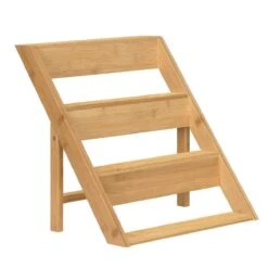 Merkloos Decopatent® Kruidenrekje Staand - Kruidenrek Voor 16 Tot 20 Kruidenpotjes - Hout - 4 Laags -Huishoudelijke Artikelen Winkel 1200x1200 1171