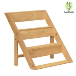 Merkloos Decopatent® Kruidenrekje Staand - Kruidenrek Voor 16 Tot 20 Kruidenpotjes - Hout - 4 Laags -Huishoudelijke Artikelen Winkel 1200x1200 1172