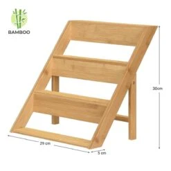 Merkloos Decopatent® Kruidenrekje Staand - Kruidenrek Voor 16 Tot 20 Kruidenpotjes - Hout - 4 Laags -Huishoudelijke Artikelen Winkel 1200x1200 1175