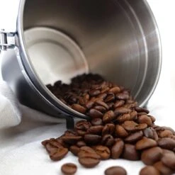 House Of Husk Koffieblik Met CO² Ventilatie - Bewaarblik - Voorraadbussen - Voorraadblik - RVS - Zwart - 1.5 Liter -Huishoudelijke Artikelen Winkel 1200x1200 1249