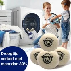 Drogerballen 6 Stuks - Wasbol - Droogballen - Herbruikbare Wasbollen - Wasverzachter - Wasdrogerballen - Doseerbol -Huishoudelijke Artikelen Winkel 1200x1200 1590