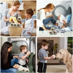 Drogerballen 6 Stuks - Wasbol - Droogballen - Herbruikbare Wasbollen - Wasverzachter - Wasdrogerballen - Doseerbol -Huishoudelijke Artikelen Winkel 1200x1200 1591