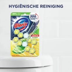 Glorix Power 5 Toiletblokken - Citroen - 7 X 2 Stuks - Voordeelverpakking -Huishoudelijke Artikelen Winkel 1200x1200 235