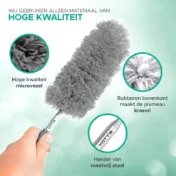 WITTS Telescopische Plumeau - Ragebol – Uitschuifbaar - Grijs 12 WITTS Telescopische Plumeau - Ragebol – Uitschuifbaar - Grijs -Huishoudelijke Artikelen Winkel 1200x1200 400