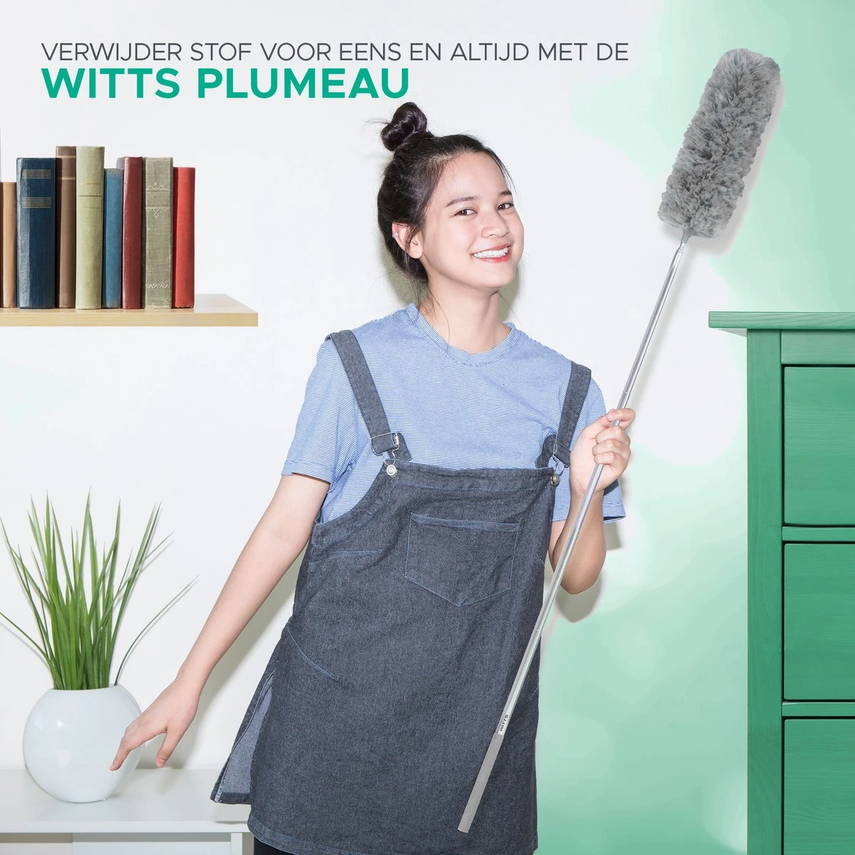 WITTS Telescopische Plumeau - Ragebol – Uitschuifbaar - Grijs 9 WITTS Telescopische Plumeau - Ragebol – Uitschuifbaar - Grijs - Afbeelding 7