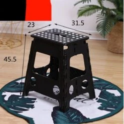 Merkloos Verdikt Kunststof Klapkruk-draagbaar-opvouwbare Kruk-Met Antislip Oppervlak Zwart 29x22cmx45cm -Huishoudelijke Artikelen Winkel 1200x1200 440