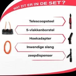 Aquascopic - Telescoopsteel Set Met Borstel - 7,2 Meter -Huishoudelijke Artikelen Winkel 1200x1200 455