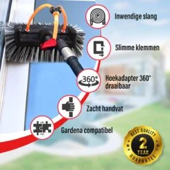 Aquacopic - Telescoopsteel Set Met Borstel - 11 Meter -Huishoudelijke Artikelen Winkel 1200x1200 461