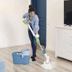 Strex Elektrische Schoonmaakborstel - Draadloze Schrobborstel - Schrobber - 3 Opzetstukken - Telescoopsteel - Poetsmachine Met Krachtige Accu -Huishoudelijke Artikelen Winkel 1200x1200 475