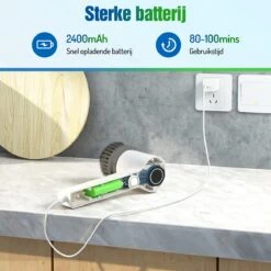 Elektrische Schoonmaakborstel - Schrobborstel - Handborstel - Schuurborstel - Schrobber - Badkamer - Toilet - Keuken 12 Elektrische Schoonmaakborstel - Schrobborstel - Handborstel - Schuurborstel - Schrobber - Badkamer - Toilet - Keuken -Huishoudelijke Artikelen Winkel 1200x1200 502